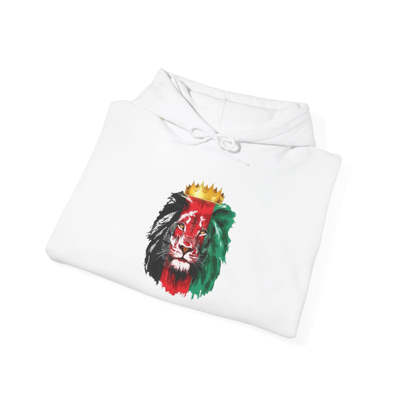 Graphic Lion King Afghanistan Flag Hoodie