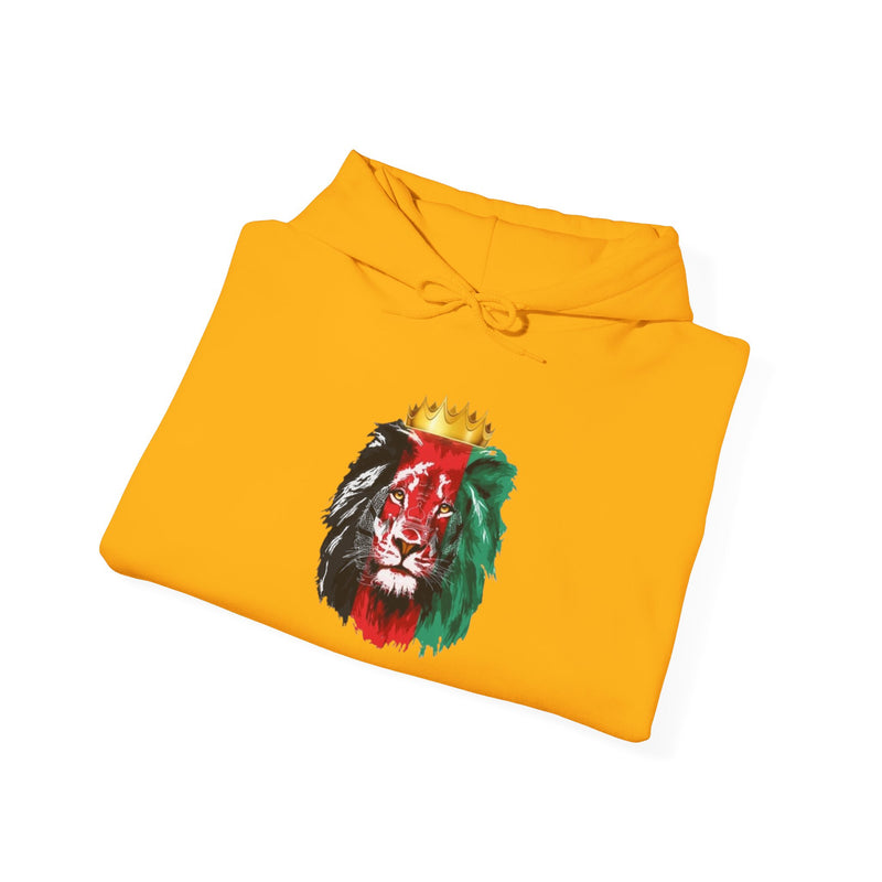 Graphic Lion King Afghanistan Flag Hoodie