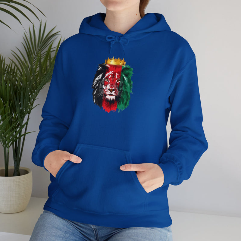 Graphic Lion King Afghanistan Flag Hoodie