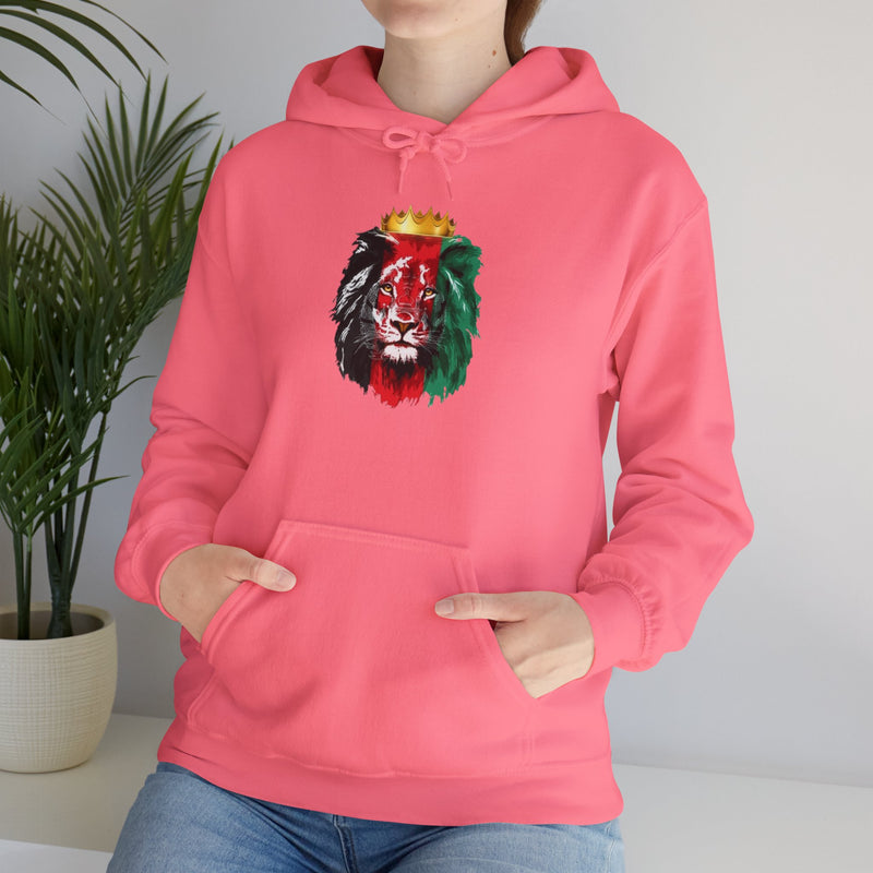 Graphic Lion King Afghanistan Flag Hoodie