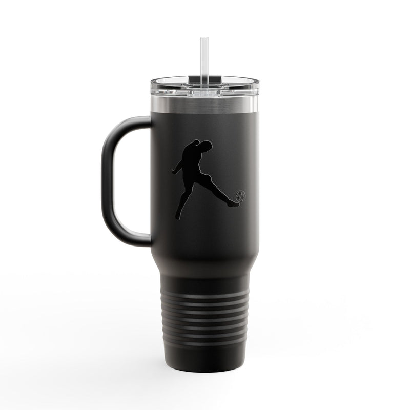 Cristiano-Ronaldo Insulated Travel Mug - 40oz Sports Drinkware for Fans