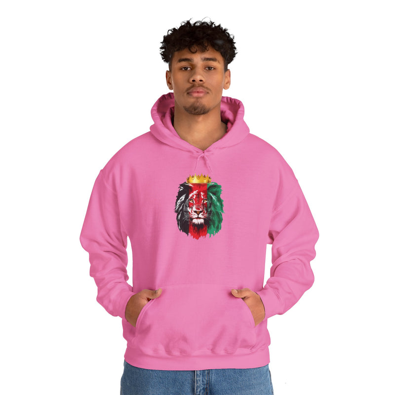 Graphic Lion King Afghanistan Flag Hoodie