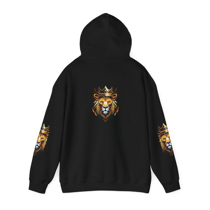 King of the Jungle Unisex Heavy Blend Hoodie - Bold Lion Design