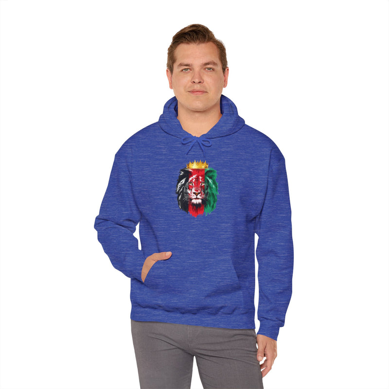 Graphic Lion King Afghanistan Flag Hoodie