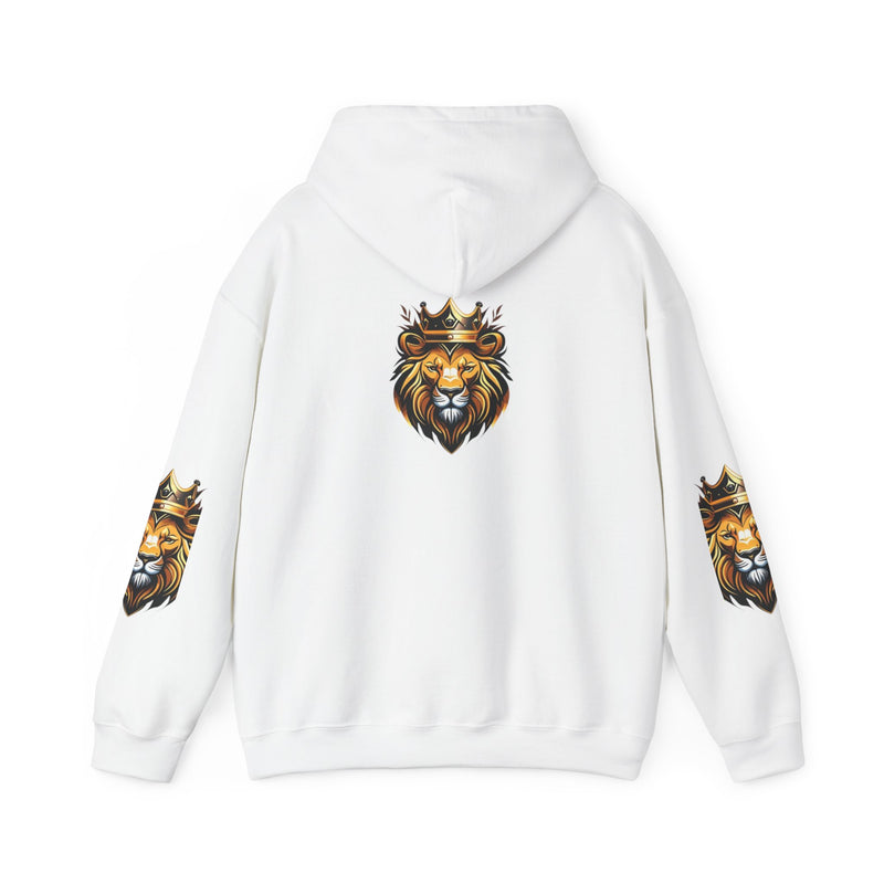 King of the Jungle Unisex Heavy Blend Hoodie - Bold Lion Design