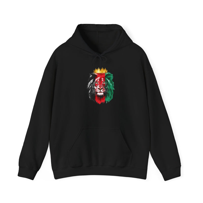 Graphic Lion King Afghanistan Flag Hoodie