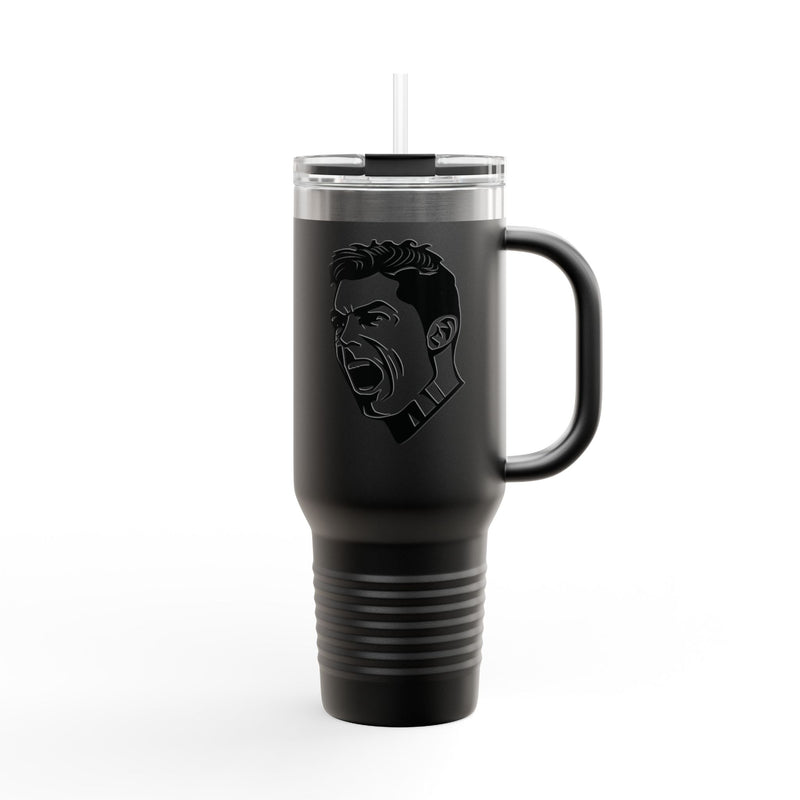 Cristiano-Ronaldo Insulated Travel Mug - 40oz Sports Drinkware for Fans