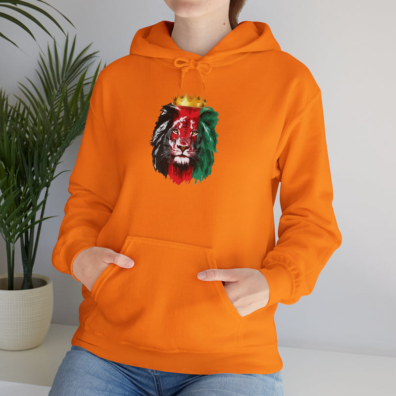 Graphic Lion King Afghanistan Flag Hoodie