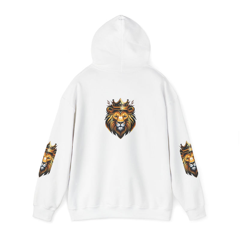 King of the Jungle Unisex Heavy Blend Hoodie - Bold Lion Design