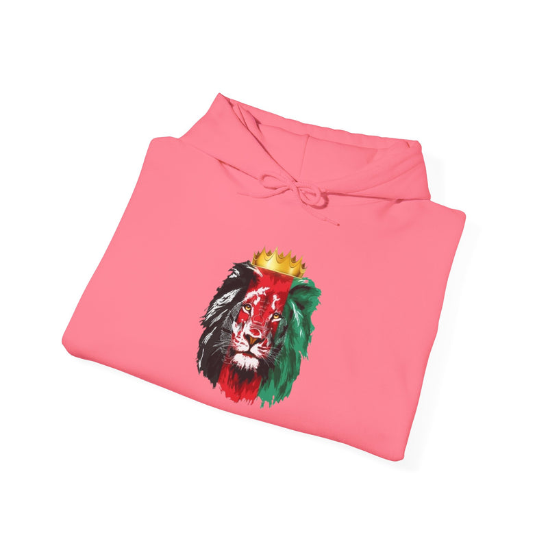 Graphic Lion King Afghanistan Flag Hoodie