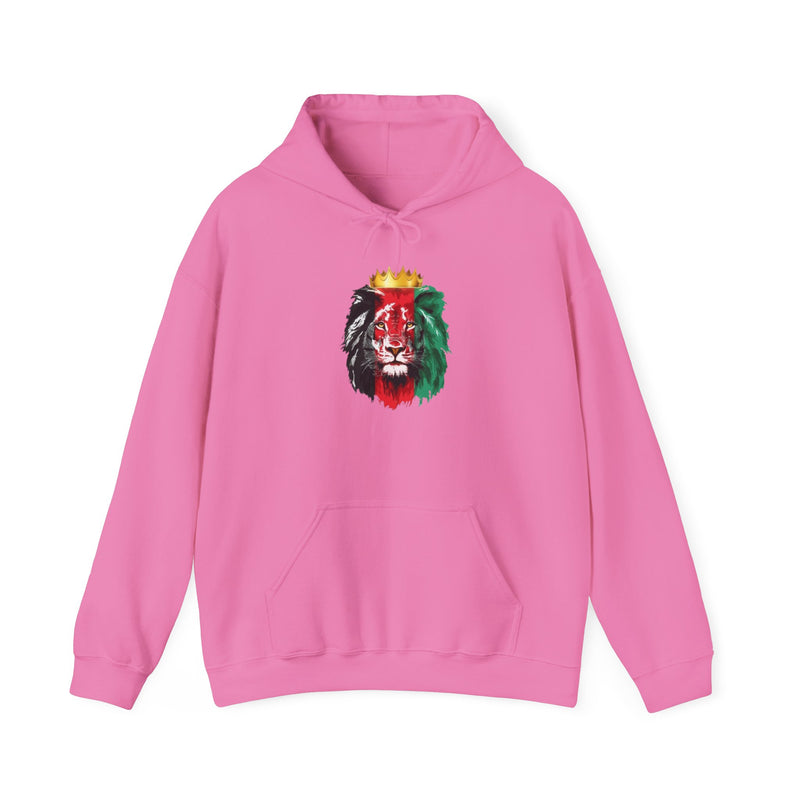 Graphic Lion King Afghanistan Flag Hoodie