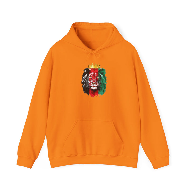 Graphic Lion King Afghanistan Flag Hoodie