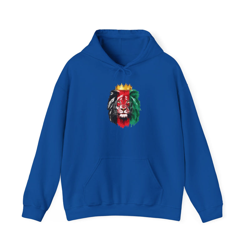 Graphic Lion King Afghanistan Flag Hoodie