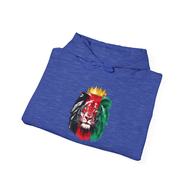 Graphic Lion King Afghanistan Flag Hoodie