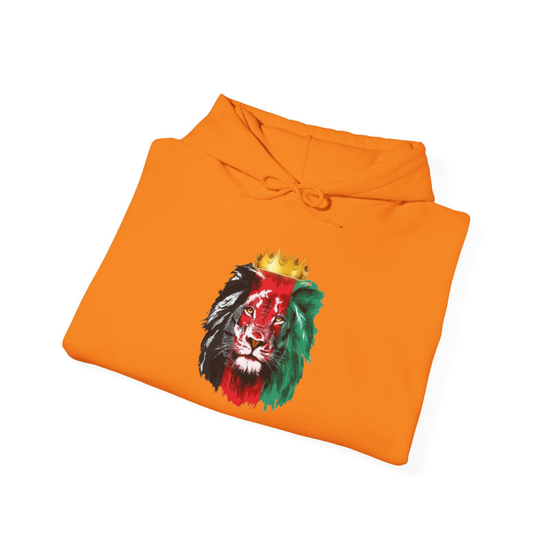 Graphic Lion King Afghanistan Flag Hoodie