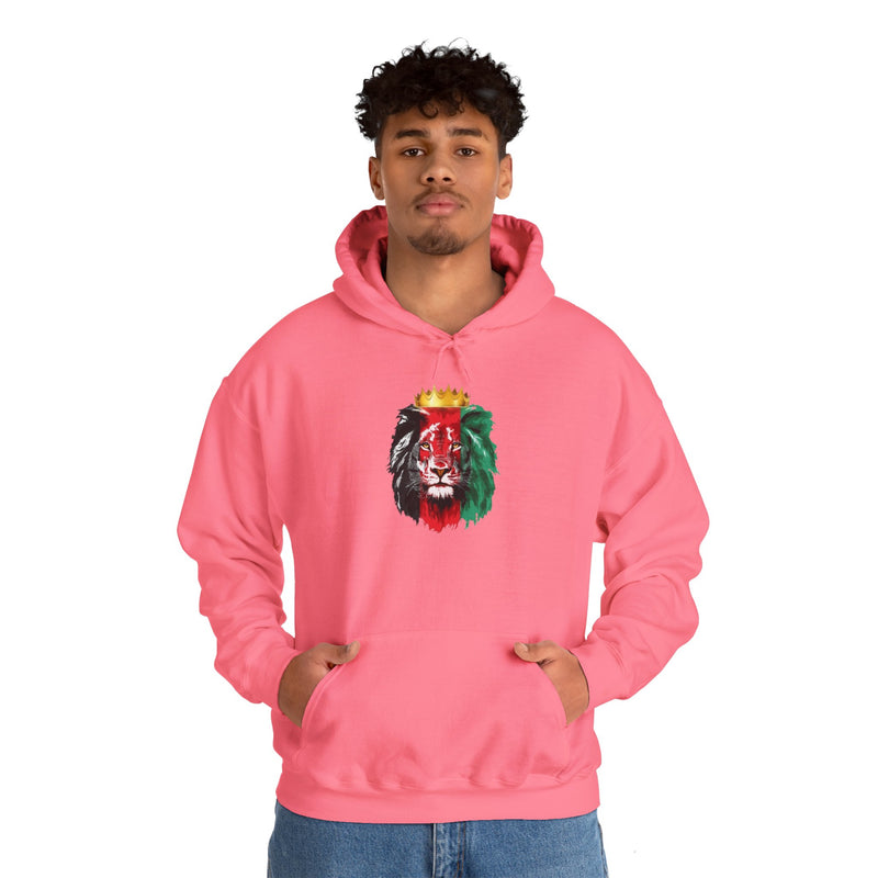 Graphic Lion King Afghanistan Flag Hoodie