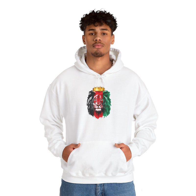 Graphic Lion King Afghanistan Flag Hoodie