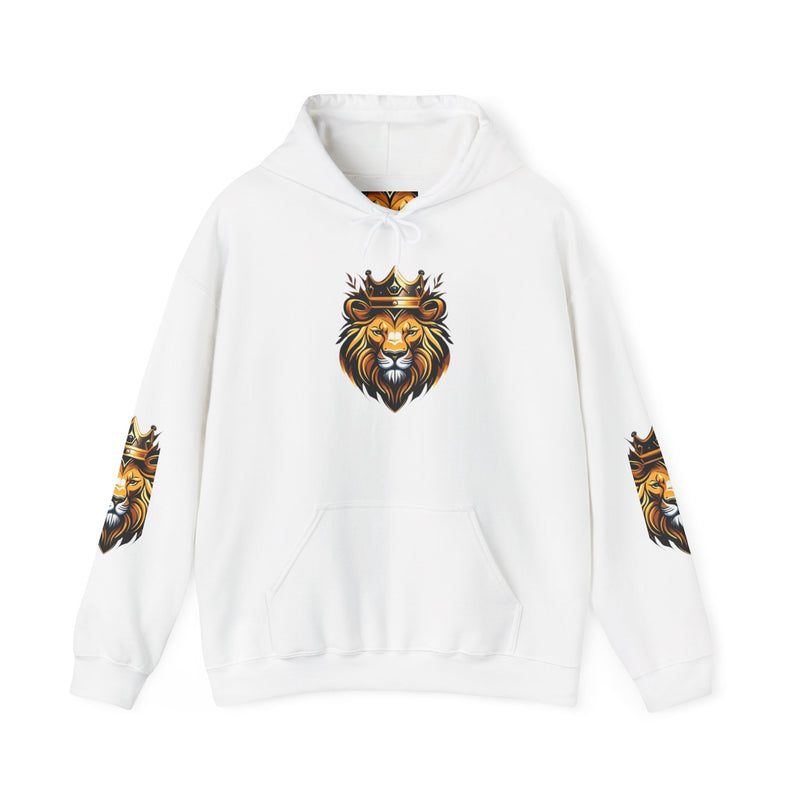 King of the Jungle Unisex Heavy Blend Hoodie - Bold Lion Design