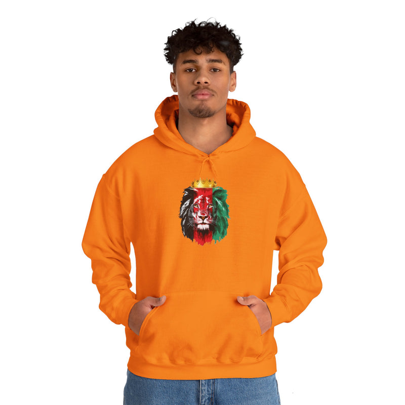 Graphic Lion King Afghanistan Flag Hoodie