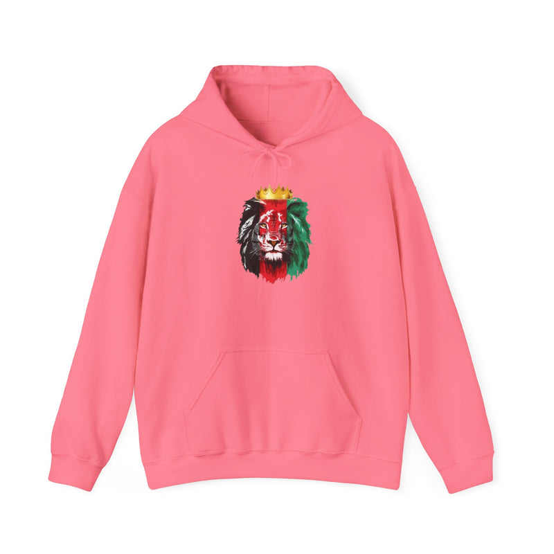 Graphic Lion King Afghanistan Flag Hoodie