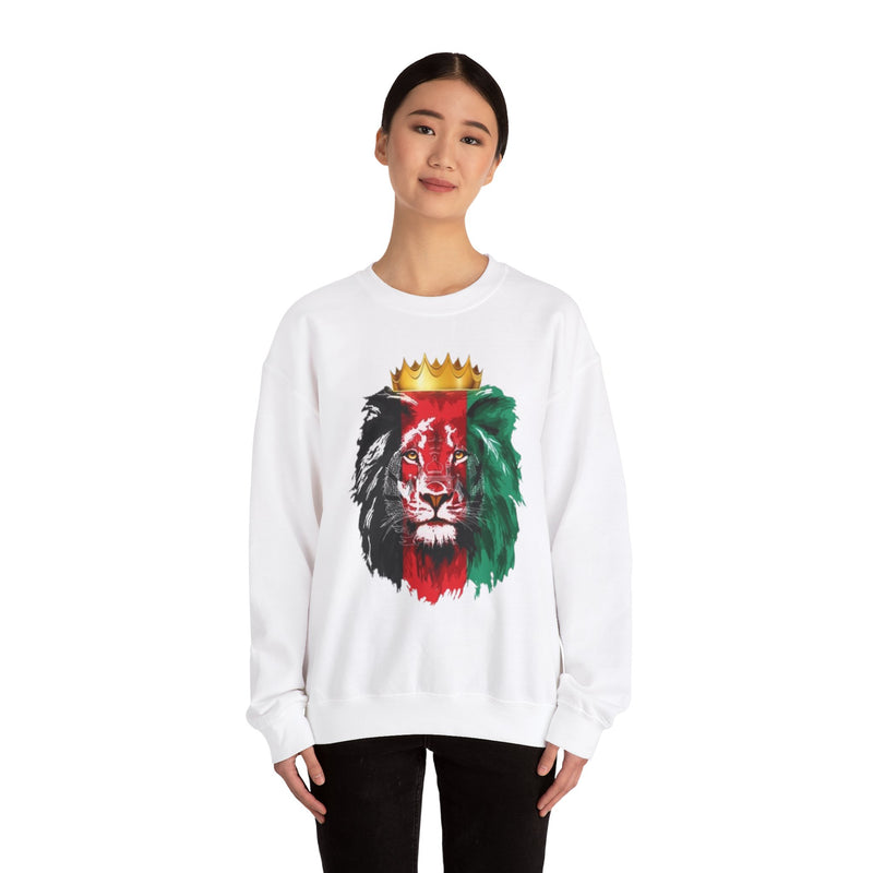 Afghanistan Flag Sweatshirt - Unisex Heavy Blend Crewneck