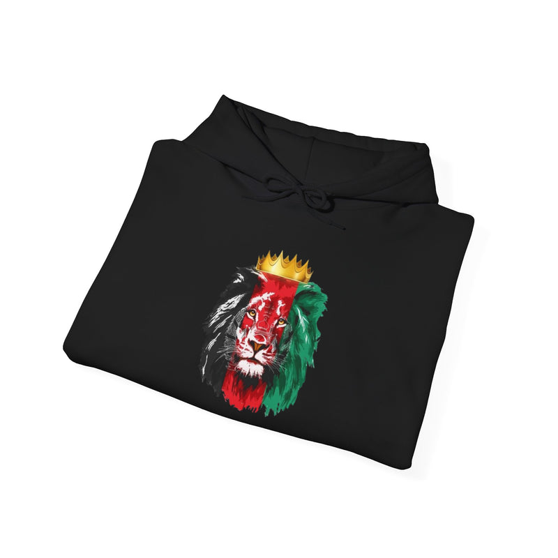 Graphic Lion King Afghanistan Flag Hoodie