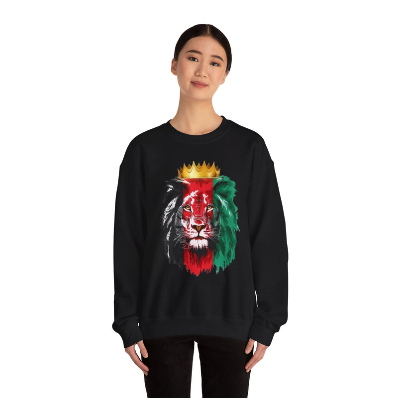 Afghanistan Flag Sweatshirt - Unisex Heavy Blend Crewneck