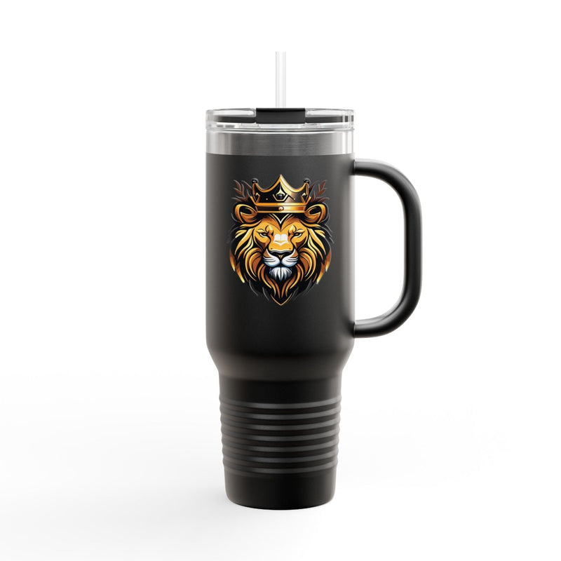 Royal Lion Insulated Travel Mug for Adventurers and Lion Lovers