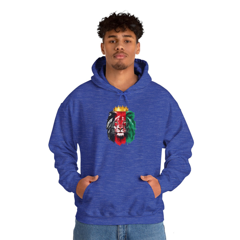 Graphic Lion King Afghanistan Flag Hoodie