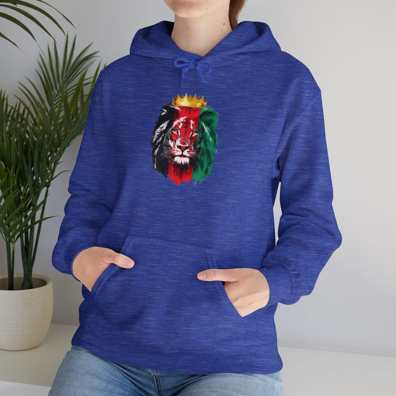 Graphic Lion King Afghanistan Flag Hoodie